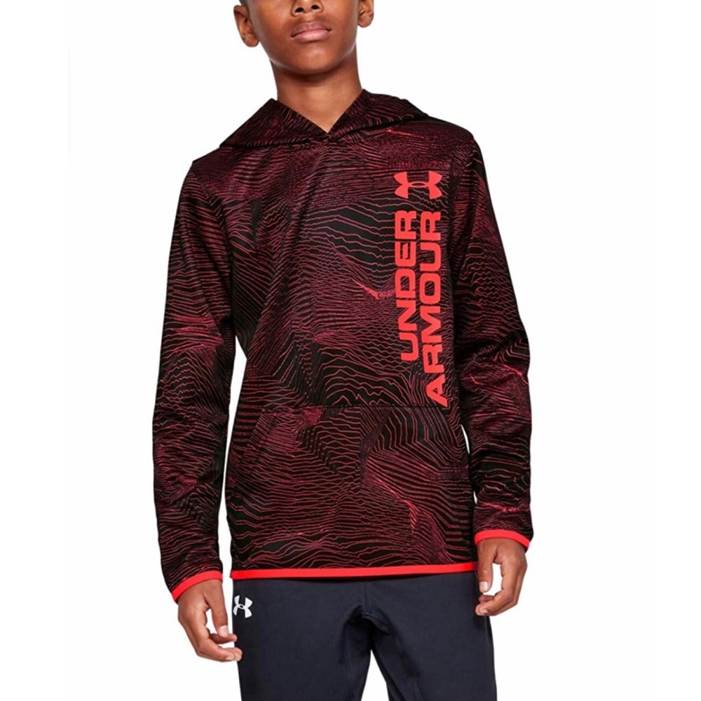 UNDER ARMOUR BOYS ARMOUR FLEECE NOVELTY HOODIE